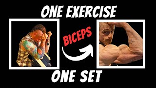 One Set For Growth  BICEPS  Short Of Time exerciseroutine bicepsworkout armworkout [upl. by Elvina515]