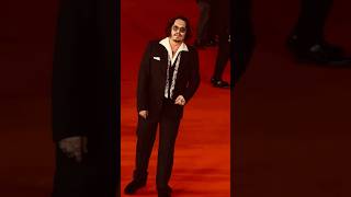 Johnny Depp at the Rome Film Festival johnnydepp [upl. by Adidnere]