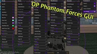 OP Phantom Forces GUI Script  Pastebin 2021 [upl. by Raval304]