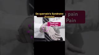 Exercise for Pain in Thumb side of wrist De Quervains Tenosynovitis [upl. by Kersten]