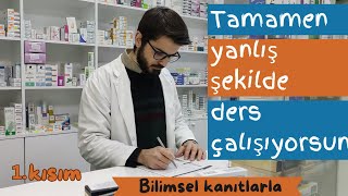 Öğrencilerin büyük çoğunluğunun uyguladıkları YANLIŞ DERS ÇALIŞMA Teknikleri bilimsel kanıtlarla [upl. by Volny]