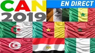 🔴 TIRAGE AU SORT CAN 2019 LIVE TALK  AFRICA CUP [upl. by Lyrrad]