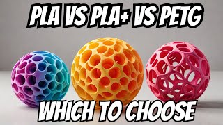 PLA vs PLA vs PETG Which Should You Choose [upl. by Eelibuj196]