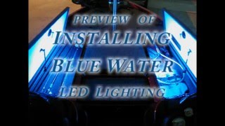 Installing Blue Water LED Lighting  How to install led strip lights [upl. by Valleau350]