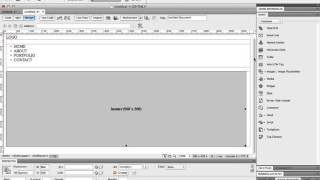 Adobe Dreamweaver  Building a Basic Portfolio Website Part 1 [upl. by Azrim]