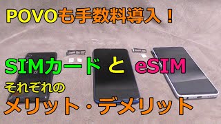 POVOのSIMカード無料化終了！eSIMとSIMカードの違いについてまとめてみた！ [upl. by Nodab]