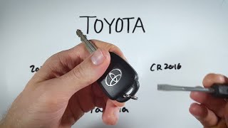 Toyota Tacoma Key Fob Battery Replacement 2015  2021 [upl. by Naara160]