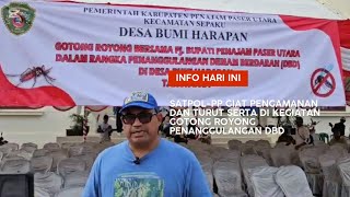 Kegiatan Gotong Royong bersama Pj Bupati PPU Dalam Rangka Penanggulangan DBD di Sepaku [upl. by Fi]