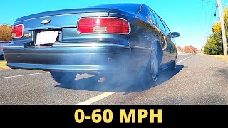 060 MPH in a 1996 Chevy Caprice [upl. by Hyo289]