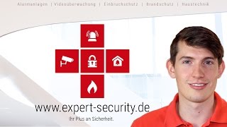 Sicherheit durch Alarmanlagen  EXPERTSecurity [upl. by Niffirg359]