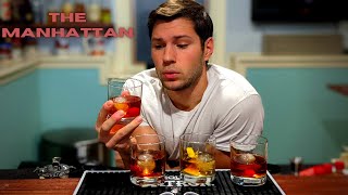 HOW TO MAKE A MANHATTAN4 DIFFERENT VARIATIONS OF THE MANHATTAN [upl. by Aissert964]