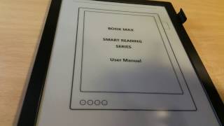 133 Onyx Boox Max Ebook reader unboxing and basic settings unedited [upl. by Enialb]