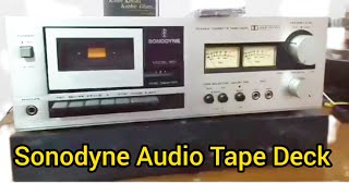 Sonodyne 601m audio cassette Stereo sound Hi Fi Deck [upl. by Ayt]