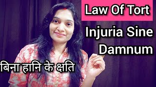 Tort  Injuria sine Damnum बिना हानि के क्षति  Injury without Legal Damage 【Part1】 [upl. by Inami]