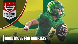 Was Dillon Gabriels move to Oregon a GOOD or BAD move 🤔  The Kickoff [upl. by Ylim]