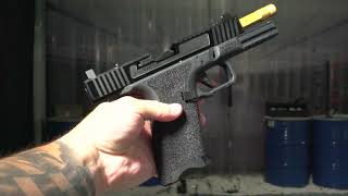 107962  EMG SAI BLU Airsoft GBB Pistol w EMG Tier One CNC OpticCut Slide by GampP [upl. by Mala709]