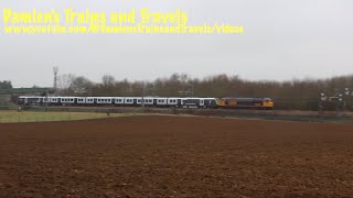 MML GBRf Class 69 No 69008 Unit Drag Class 701 No 701529 Passing Irchester 9th February 2024 [upl. by Tarrance]