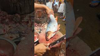 Amazing Carp Fish Cutting Skills In Bangladesh Fish Market By Expert Cutter shorts [upl. by Rosenblatt]