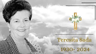 Fallece Teresita Sada a los 94 años  Vivalavi [upl. by Draneb]