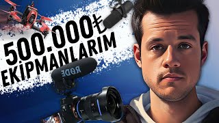 500000 TLlik YOUTUBE EKİPMANLARIM [upl. by Vick652]