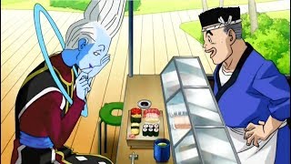 Whis crazy about earth food English Dub Dragon Ball Super [upl. by Eeneg]