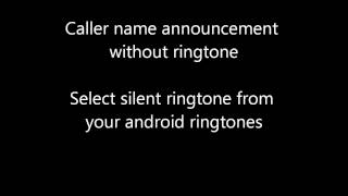 Talking SMS and Caller ID Spoken caller name [upl. by Nelleyram]