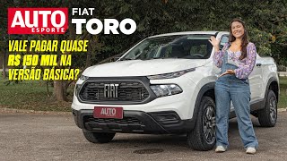 FIAT TORO ENDURANCE como é a versão de entrada da picape rival de Montana e Oroch [upl. by Petey]