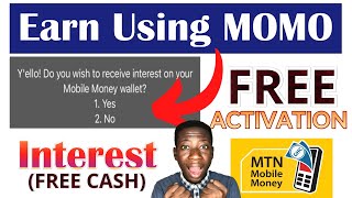 How to activate mobile money interest  Free Cash [upl. by Sivrad232]