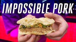 Impossible Foods Pork first taste at CES 2020 [upl. by Nessnaj971]