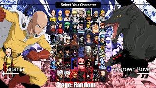 One Punch Man Mugen V10  Saitama VS Overgrown Rover  Gameplay [upl. by Michaeu]