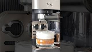 Beko espresso makinesi 5304 Bol köpüklü lezzetli kahve shorts espresso latte [upl. by Thedric]