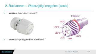 Radiatorkraan instellen – Besparingen en Duurzaamheid 316 [upl. by Torrlow109]