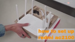 How to Set up The Xiaomi Redmi Router AC2100Buy at Banggood [upl. by Thor]