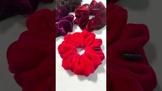 Let’s make velvet scrunchie with me ❤️ fashion ytstudio velvet hairaccessories amazonseller [upl. by Marcelline609]