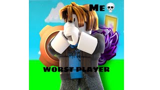 Um the worst player…roblox bedwars [upl. by Reisinger20]