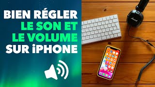 Bien régler le son et le volume de liPhone sonnerie alerte réveil vidéos etc [upl. by Avevoneg63]