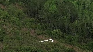 Pilot dies when glider crashes near treeline at Herlong Airport [upl. by Lilllie]