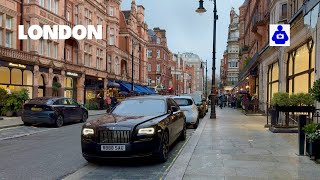 MAYFAIR the richest Neighbourhood in London 🇬🇧 Mayfair walking tour  Wealthy lifestyles 4K HDR [upl. by Sema504]