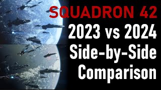 CitizenCon 2024 Squadron 42 Demo SidebySide vs 2023 quotI Held the Line Trailerquot [upl. by Ane]