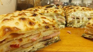 Punjene Lepinje  Gözleme  Turkish flatbread [upl. by Odlaniger]