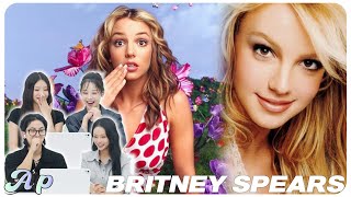 Korean artists real reactions to Britney Spears music video [upl. by Boeschen749]