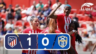 Resumen del Atlético de Madrid vs Costa Adeje Tenerife  Jornada 26  Liga F [upl. by Aziul]