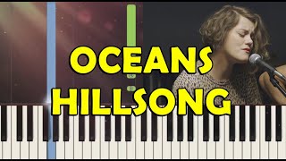 OCEANSHILLSONG UNITED  PIANO TUTORIAL [upl. by Enail346]