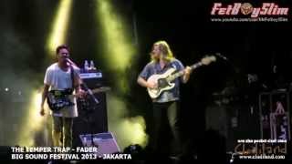 THE TEMPER TRAP  FADER live at Big Sound Festival Jakarta Indonesia 2013 [upl. by Bridgette]