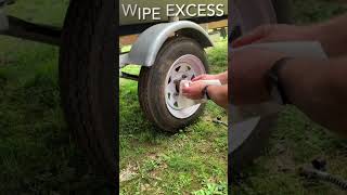 How To Grease Older Trailer Bearings  Just pretend like this bearing doesnt have the rubber cap [upl. by Cherian]