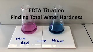 Total Water Hardness using EDTA Titration [upl. by Chet]