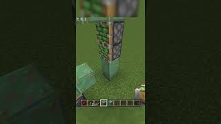 3x2 Piston Door Slim minecraft tutorial redstone doors pistons shorts [upl. by Jermayne]