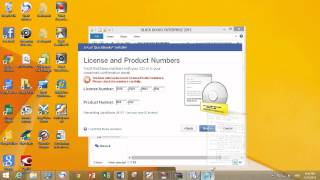 How to install QuickBooks 2015 ឃ្វីកប៊ូក [upl. by Airotel]