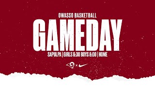 Owasso Basketball vs Sapulpa [upl. by Cardew]