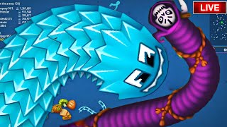 🤡Worms Zone  Snake Live  Multiplayer Live Game [upl. by Adniuqal]